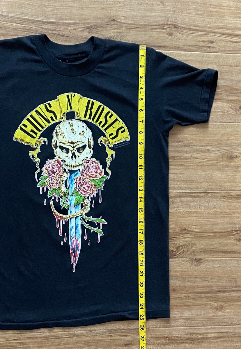 Vintage 90s Guns n Roses Here Today Gone To Hell Black T-Shirt