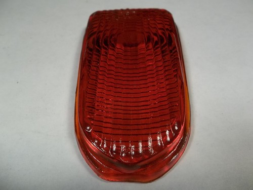 1949 Chevrolet Red Glass Tail Lamp Lens Lynx Eye T-336 - Picture 5 of 7