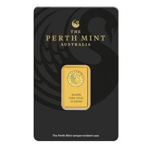 10 Gramm Goldbarren Perth Mint Gold 999,9 Feingold Barren