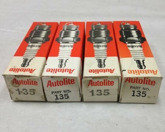 NOS Autolite 135 Set of 4 Made in USA