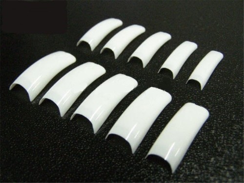 100 Profi French Tips soft weiß gerade Form in Tip-Box - Bild 3 von 3