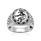 925 Sterling Silver Kokopelli Deity Ring