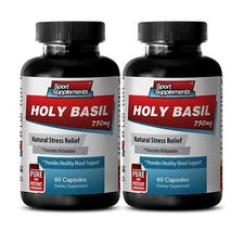 Lower Cholesterol Caps - Holy Basil Extract 745mg - Holy Basil Leaf Bulk Tea 2B