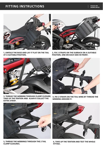 Motorcycle Saddlebag Mounting Base Motor Saddle Bag Side Hanging System - Bild 10 von 16