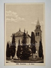 VILLA VICENTINA la Chiesa Udine vecchia cartolina