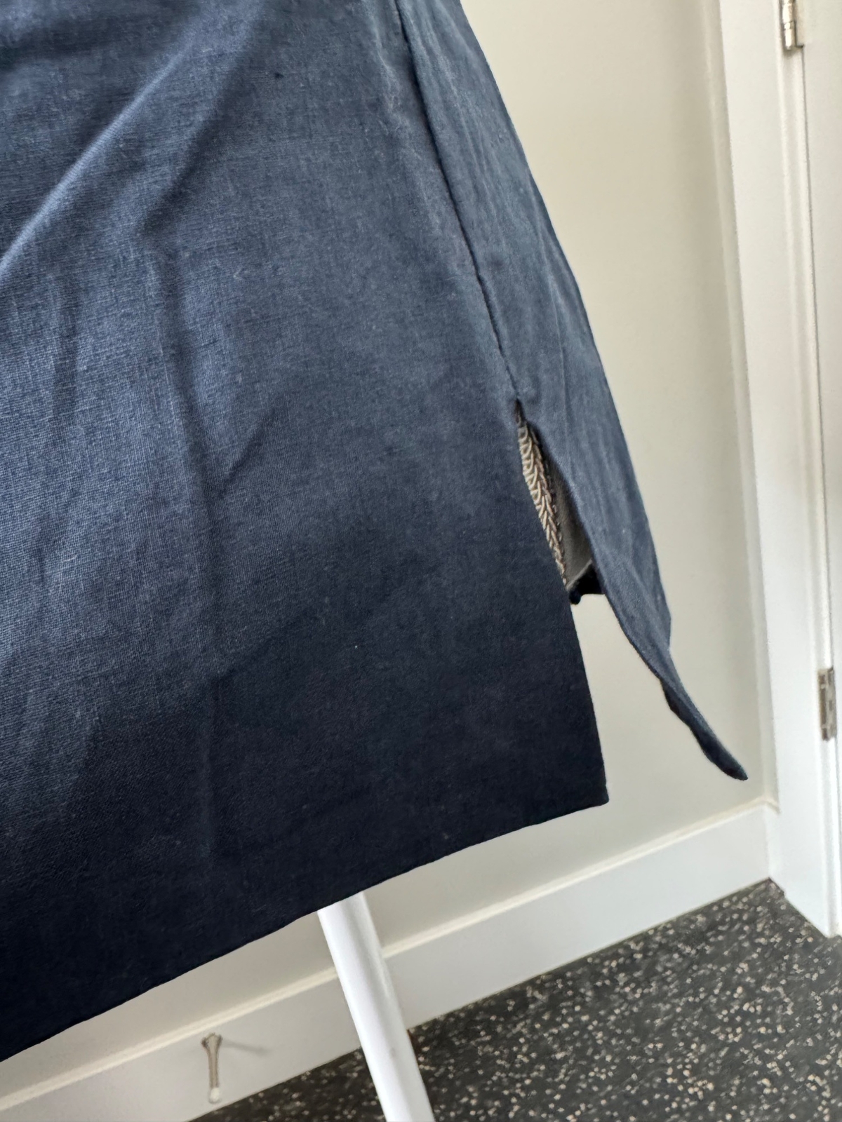 J. Crew Womens Navy Strapless Top NWT Sample Piece Size 4 Cotton Blend