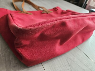 💥Filson Garment Nanamica Red Label Open Tote Bag RED Made