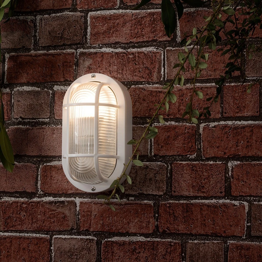 Modern Outdoor Garden Security Bulkhead Wall Light IP44 Rated LED Bulb Lighting  - Picture 14 of 15