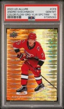 2023-24 Allure - Color Flow Orange-Yellow Spectrum #CF-6 Andrei Svechnikov PSA10