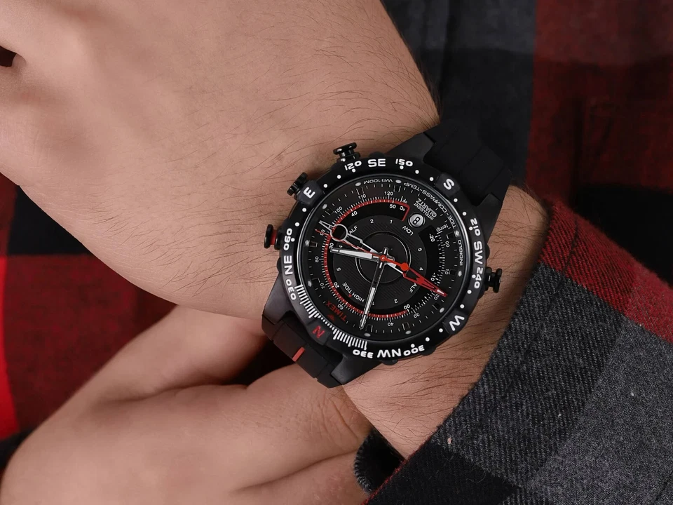 Timex t2n720 Expedition Military Allied Intelligent Quartz Indiglo Tide Temp Com - Image 2 of 4