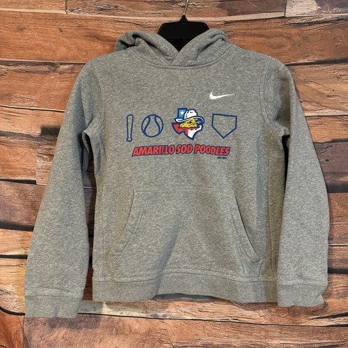 Nike Amarillo Sod Poodles M? Pullover Hoodie Hooded Sweatshirt MiLB Baseball
