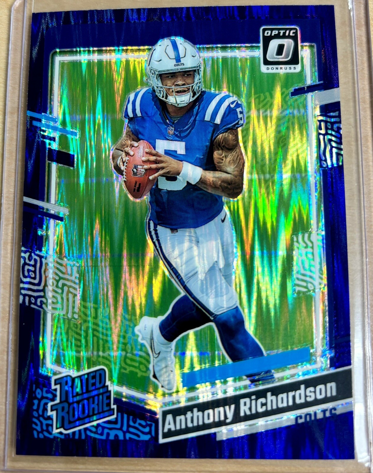 Anthony Richardson Rated Rookie RC 2023 Optic Purple Shock Prizm 247