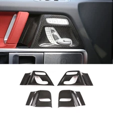 Real Carbon Fiber Seat Switch Button Handle Trim Panel For Benz G Class W464 G63