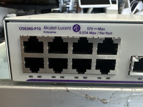 Switch di rete alcatel-lucent OS6360-P10-US - 30 giorni rimborso spedizione gratuita - Foto 6 di 6