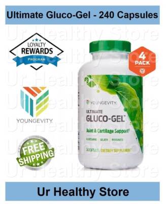 Youngevity Ultimate Gluco-Gel 240 Capsules (4 PACK) - Joint & Cartilage Support