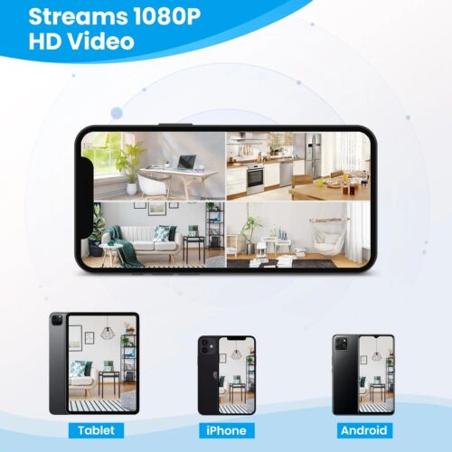 Mini Funk Überwachungskamera WiFi 1080P IP Nachtsicht Home Security Cam - Bild 11 von 17