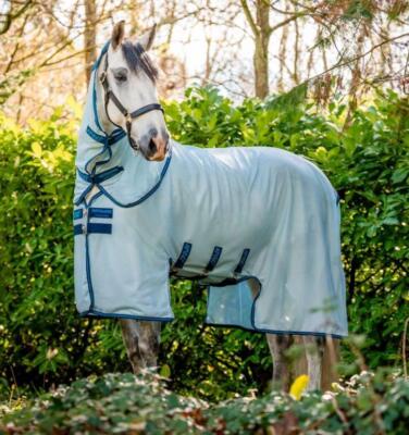 Amigo Bug Buster Vamoose Fly Sheet - Azure Blue/Navy