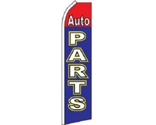 Auto Parts King Size Swooper Flag (Hardware Not Included)