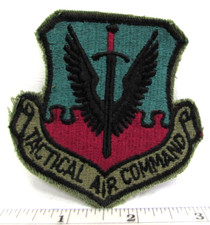 Vintage Tactical Air Command Jacket Patch USAF United States Air Force Military