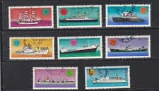 Ships Poland Scott # 1780 - 1787 Set of 8 Cancelled Stamps issued 1971