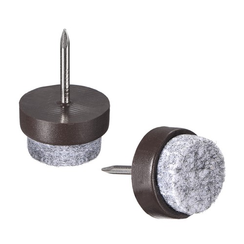 20 Patins Feutre à Clouer Pour Meubles - Diamètre 14 Mm - Uxcell - Protège Sol Et Table