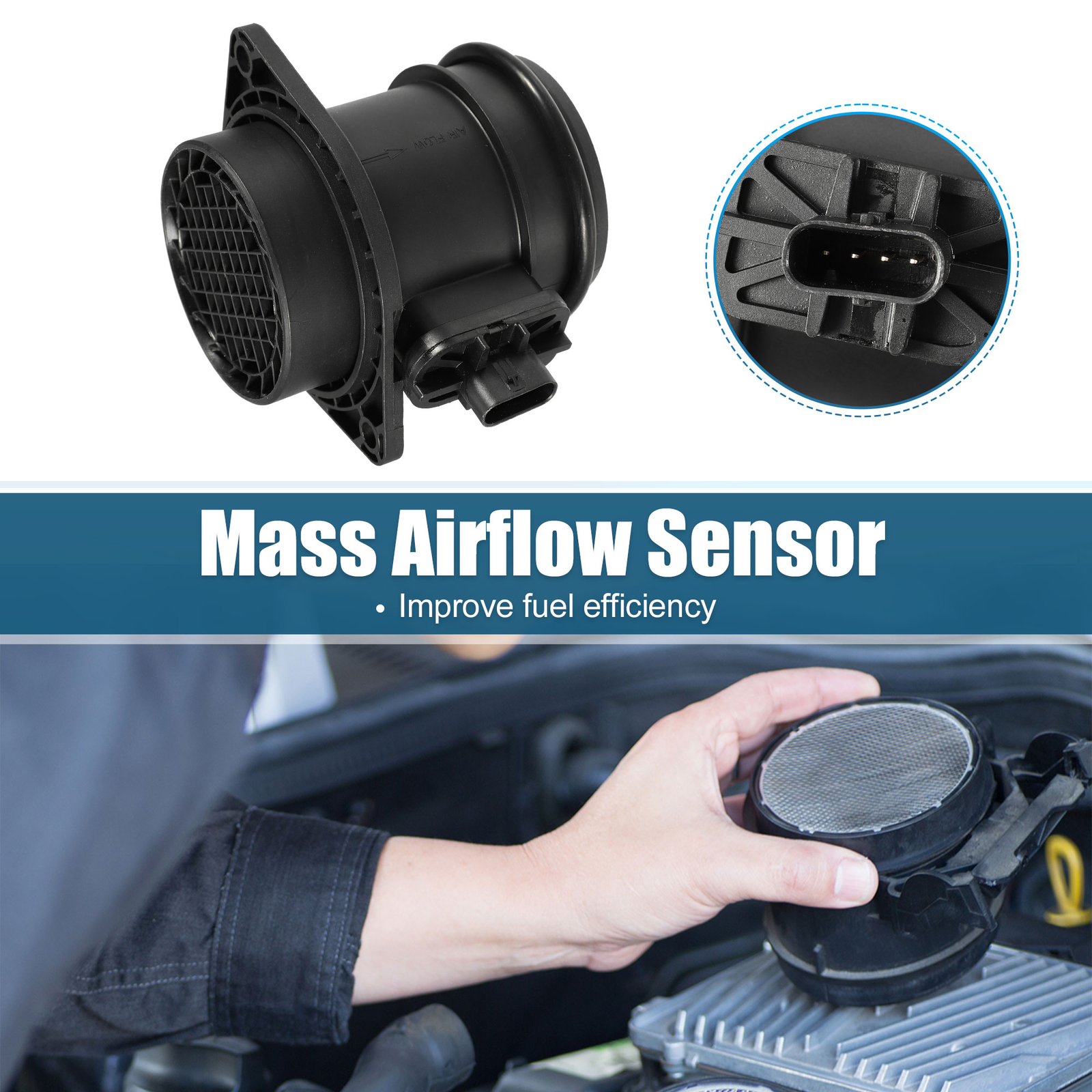 Mass Air Flow Meter MAF Sensor fits for Mini Cooper Countryman 1.6T 11-16 - 1Pcs