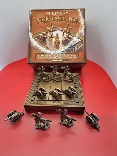 MILITARY TICK-TACK-TOE (NOUGHTS AND CROSSES) - UNPLAYED - BOARD & PIECES - Picture 5 of 12