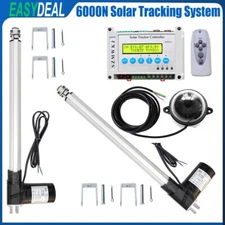 6000N Dual Axis Solar Tracker W/ 2X18" Linear Actuators W/ Electronic Controller