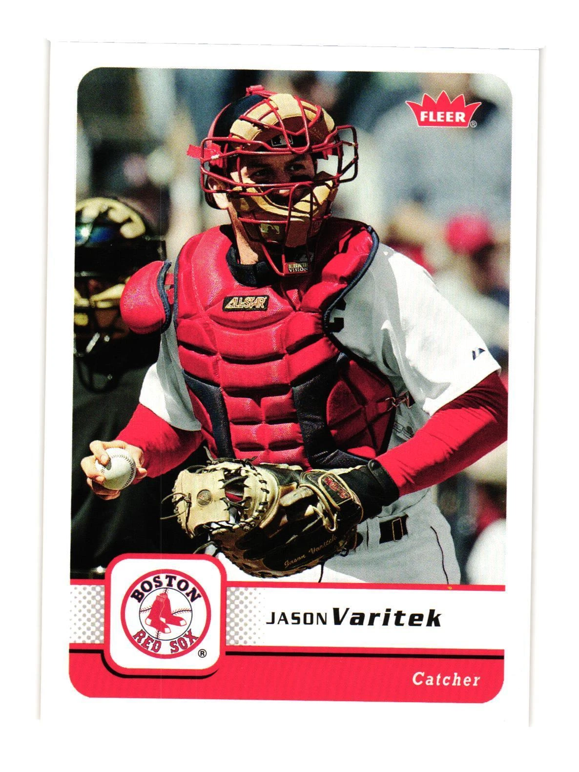 2006 Fleer #299 Jason Varitek Boston Red Sox - Picture 1 of 2