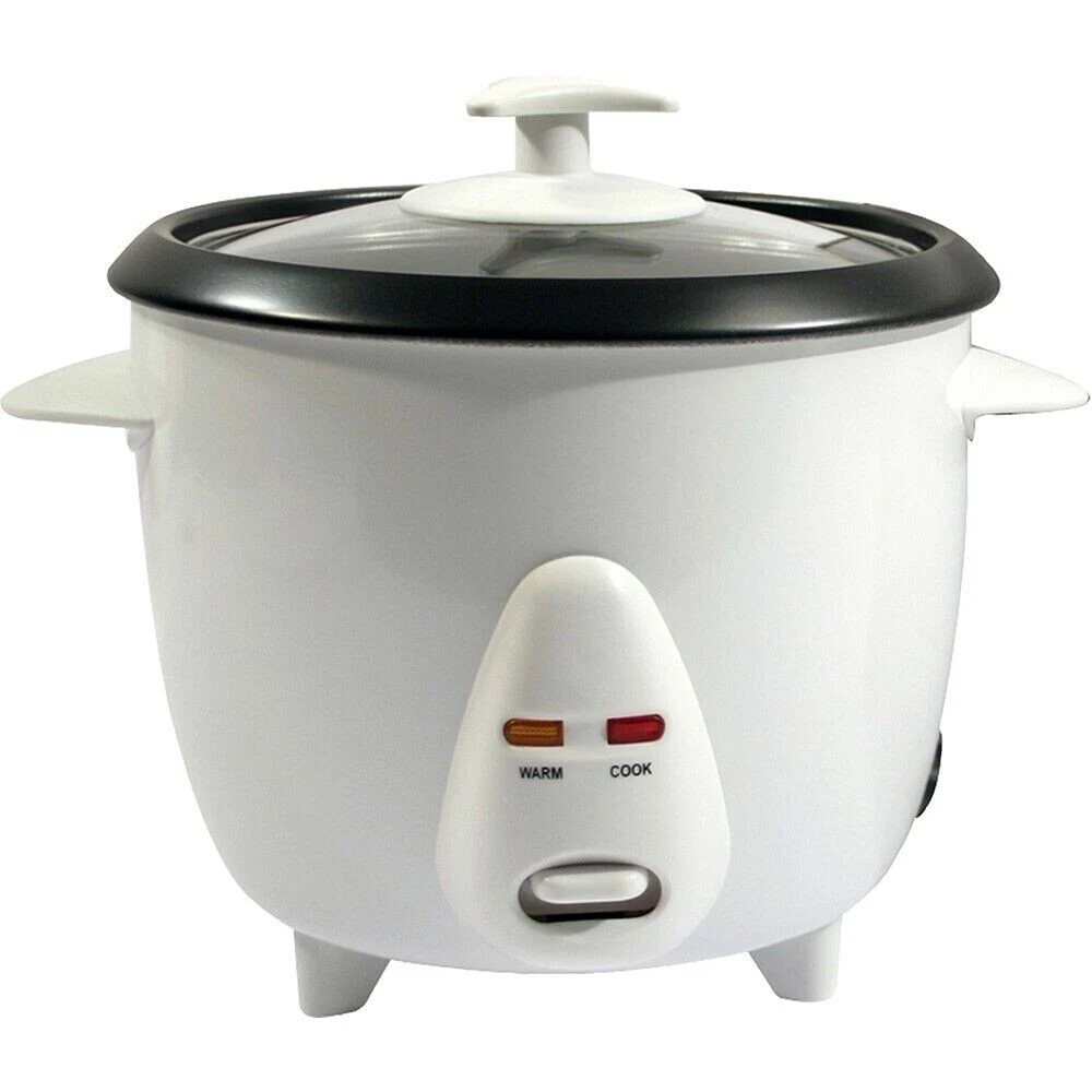 Electric Rice Cooker Non-Stick Pot Auto Cook & Warm Function Food Steamer Warmer
