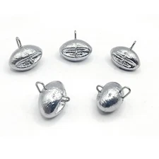 Football Swing Wobble Head No Hook Unpainted Rough Sinker Multiple Weight New