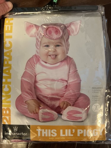 Adorable Pequeño Cerdo Bebé Bebé Bebé/Niño Pequeño Talla 12/18mo Nuevo