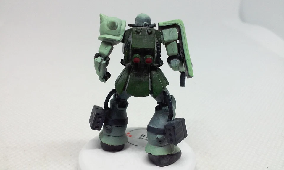 Minifigura selección Bandai 2005 GUNDAM MOBILE SUIT ZAKU II MS-06F-2 escala 1/400 Foto 4 de 4