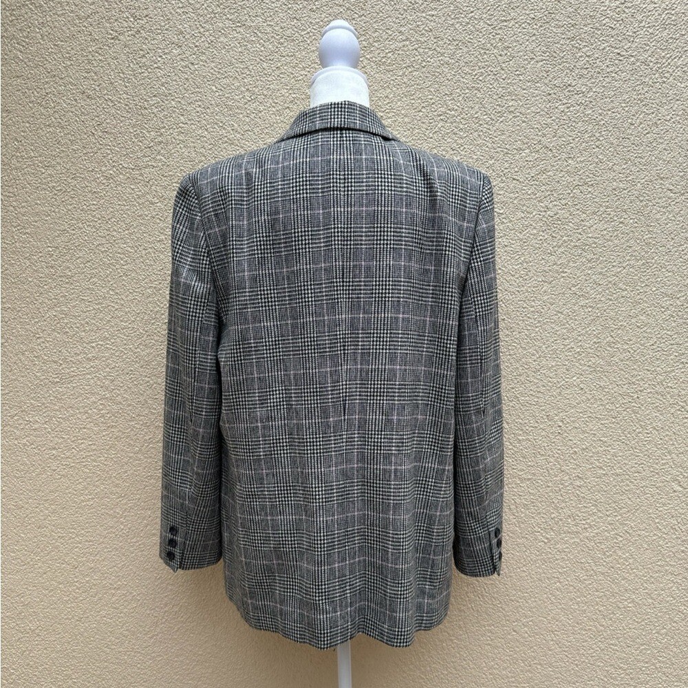 PENDLETON Virgin Wool Double breasted Blazer in G… - image 4