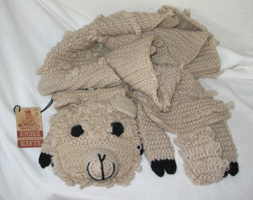 Andes Gifts Fair Trade Llama Alpaca Hand Made Scarf - NWT - 