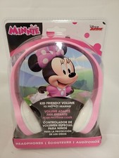 Disney Junior Minnie Mouse Headphones With Kid-Friendly Volume