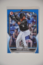 2023 Bowman Wilber Sanchez BP-6 Blue Paper 139/150  White Sox