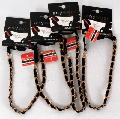 4 Count Remington Anywear For Hair & Neck Adjustable Slide To Fit Head Wrap