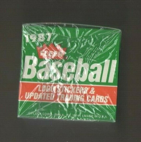 1987 FLEER MLB BASEBALL LOGO STICKERS & UPDATED TRADING CARDS FACTORY
