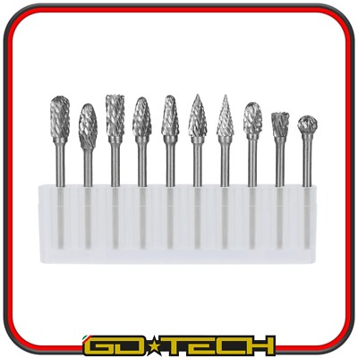 Set Di 12 Punte Per Fresa In Carburo Di Tungsteno Con Gambo Da 8 Mm Strumenti Professionali Per Lavorazione Del Legno Fai Da Te 97442426