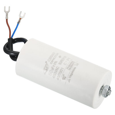 CBB60 50uF Laufkondensator AC 450V 2 Drähte 50/60Hz 105x50mm