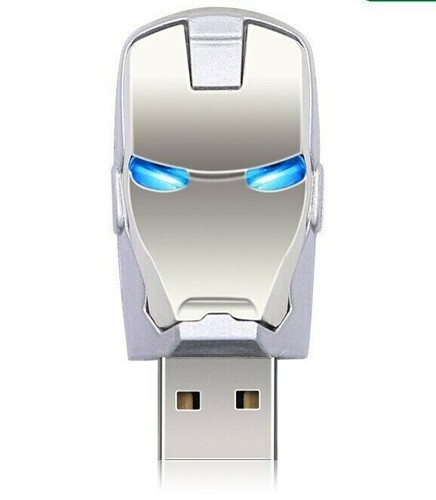 Iron Man Starboost Armor USB Pegar Plata Flash Unidad Pegar Marca Tony Fuerte - 第 1/8 張圖片