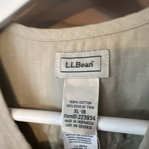 LL Bean First Cast Vest Kids NEW Youth Size XL 18 Fly Fishing Vest Multi Pocket - Picture 5 of 15