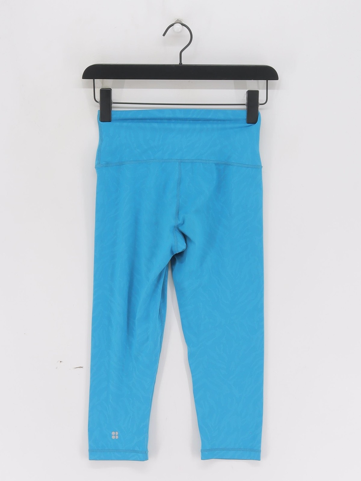 ALTRA Leggings donna Sweaty Betty XS blu stampa animalier 100% altri ritagliati