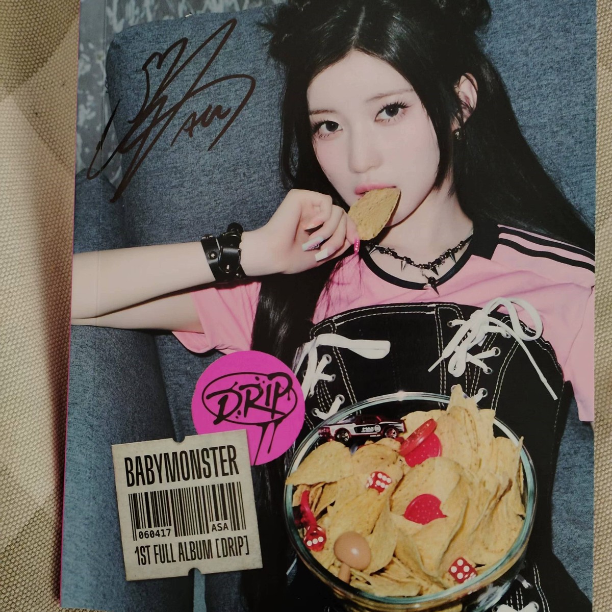 babymonster アサ 直筆サイン BABYMONSTER ASA Autograph Signature Album Fidelity BABYMONSTER ASA