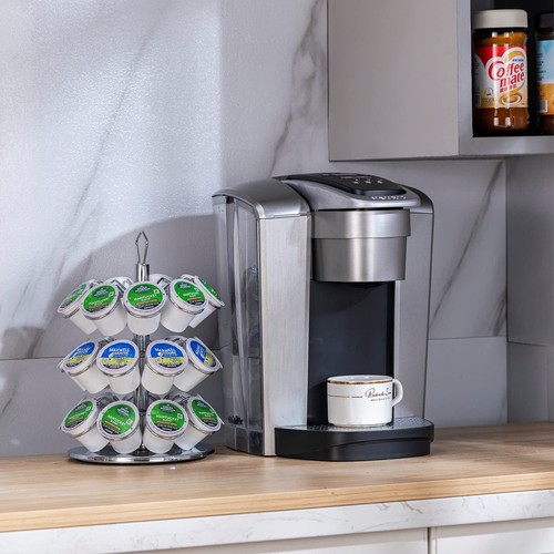 K cup Holder Storage Coffee Capsules Pod Holder Carousel 3 Tier Compatible wi... - Picture 7 of 7