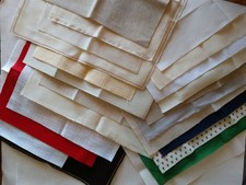 Cross Stitch Aida Cloth Lot of 24pc Asst Sizes 9x12 to 20x20 inches 1 lb 14oz