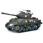 1/16 RC Tank Sherman M4A3 E8 Fury Edition IR BB Shooting 360° Rotate Turret