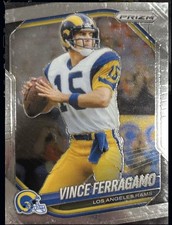 Panini 2025 Prizm Vince Ferragamo #240 Los Angeles Rams NFL Football Card