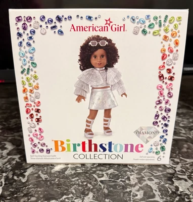 AMERICAN GIRL BIRTHSTONE COLLECTION "APRIL DAZZLING DIAMOND OUTFIT Same Day Ship